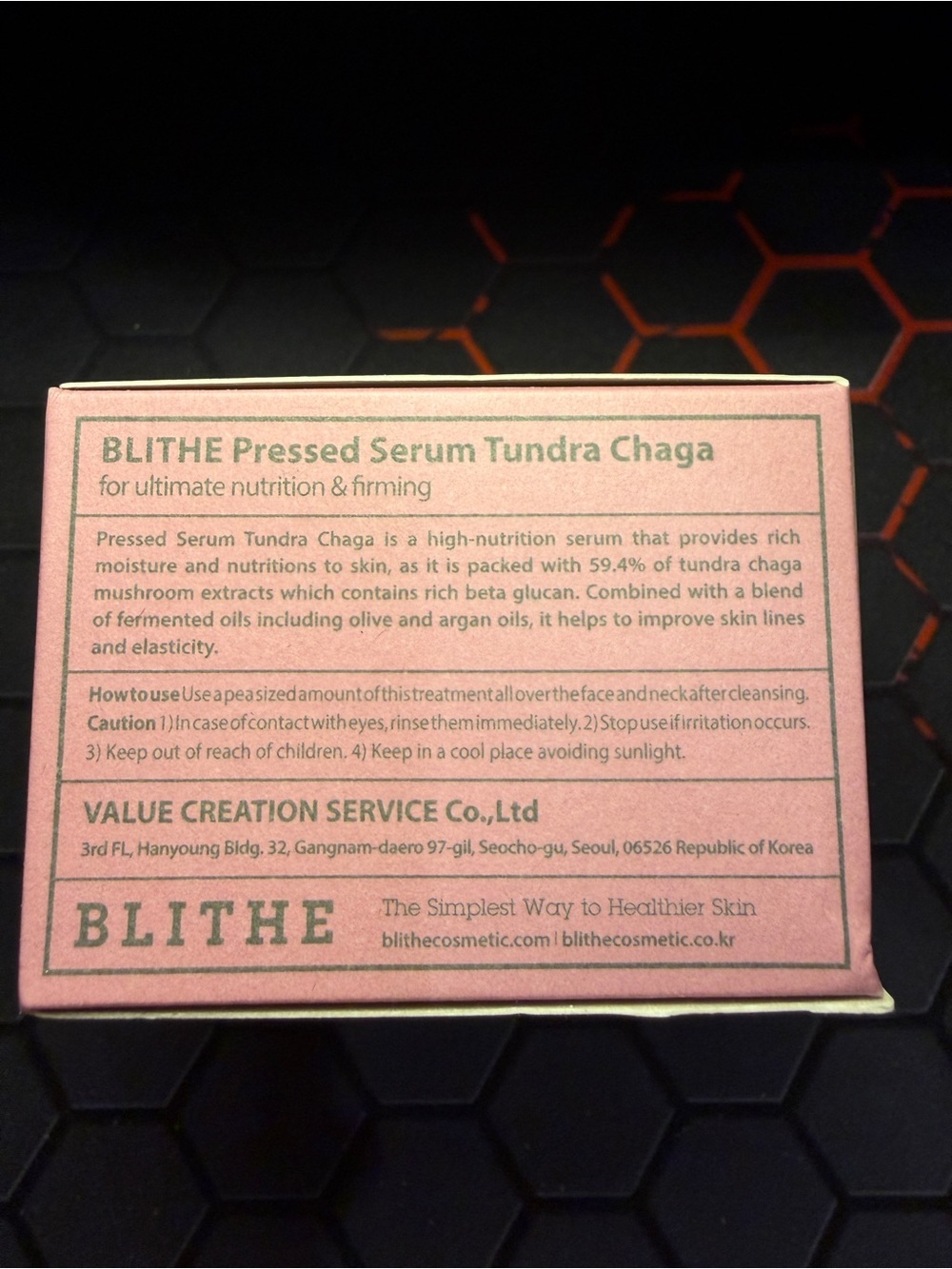 BLITHE Pressed Serum Tundra Chaga 50ml